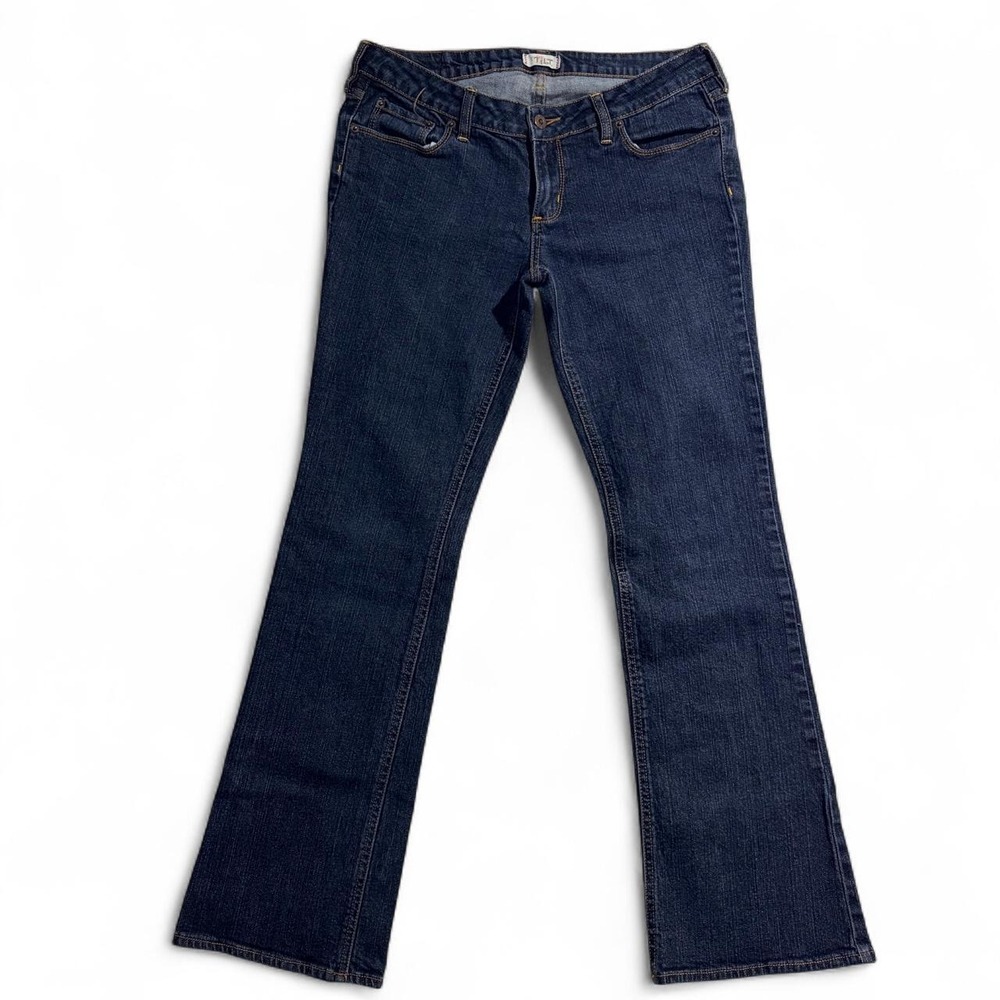 Tilt Y2K Low Rise Bootcut Navy Blue Jeans Women Size 11 Long
